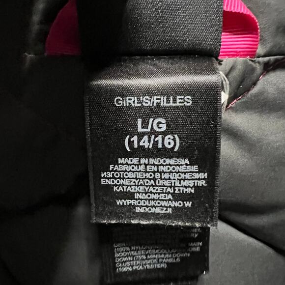 The North Face Coat Kids Youth Large 14-16 Pink 550 Down Puffer Jacket - Picture 9 of 12